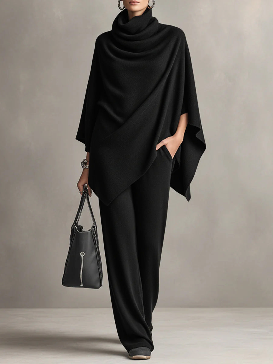 Draphelia | Elegantes, drapiertes Zweiteiler-Set