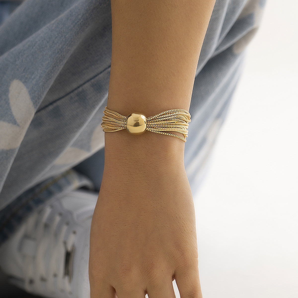 Casey | Luxuriöse Kugel-Halskette & Armband (1+1 GRATIS)