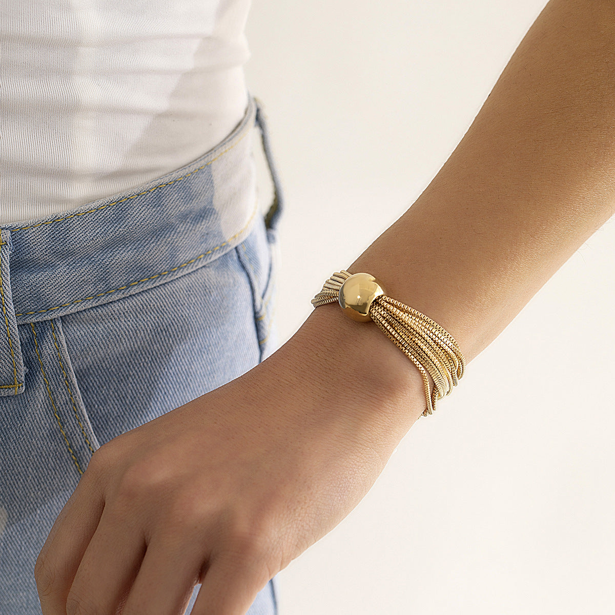 Casey | Luxuriöse Kugel-Halskette & Armband (1+1 GRATIS)