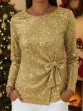 Laurena – Eleganti Glitzer-Blus