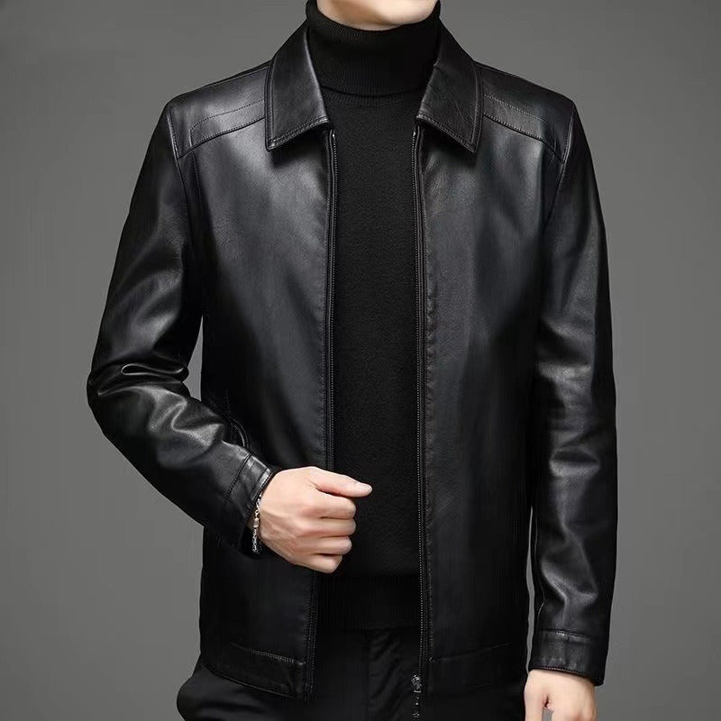 Florian-James® | Lässige Lederjacke