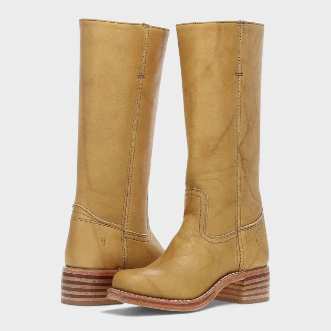 Vivia™ – Retro Lederstiefel