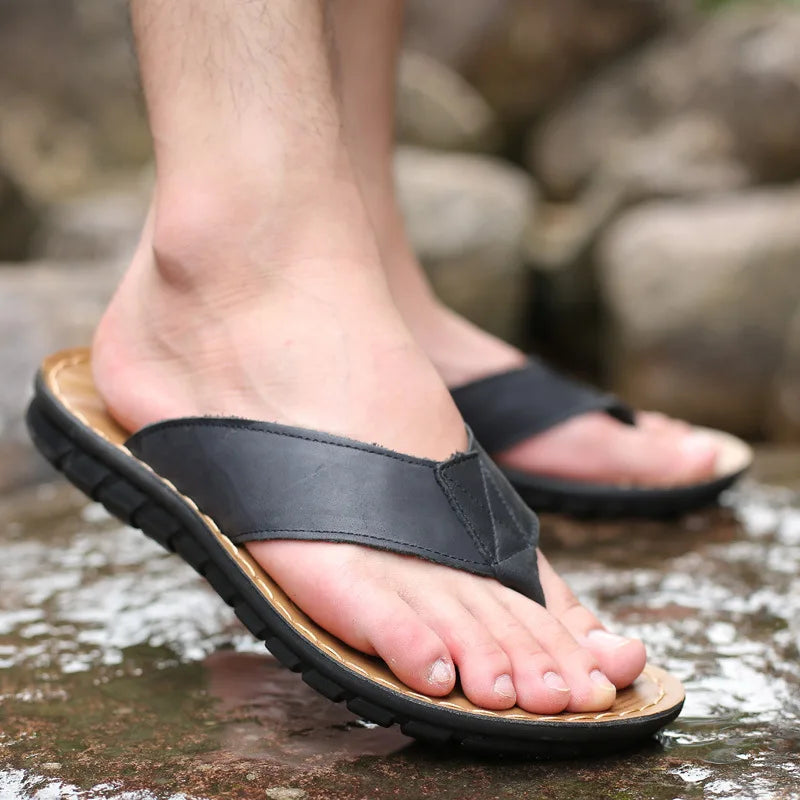 Herren Ledersandalen