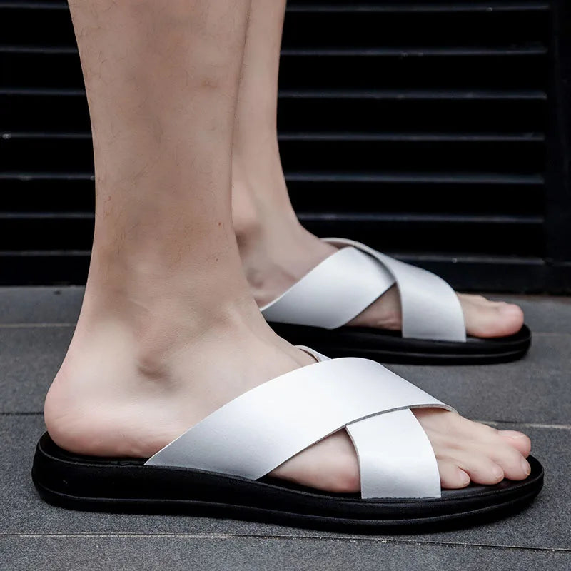 Lässige italienische Sandalen