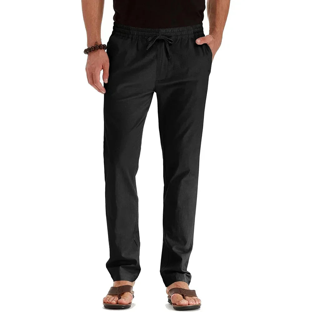 Adrian – Elegante Baumwoll-Leinen-Hose