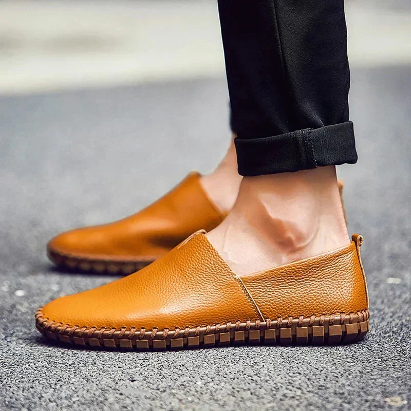 Elegant Breathable Leather Loafers