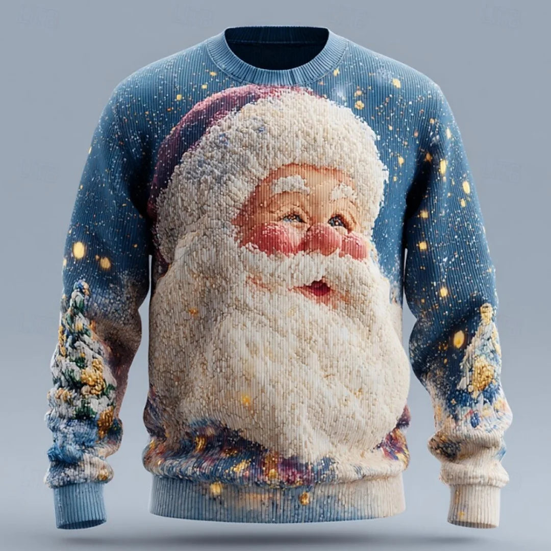 Weihnachtsmann Strickpullover (UNISEX)