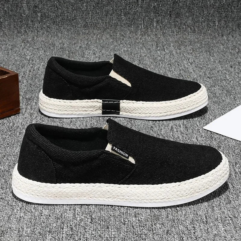 Breathable Slip-On Canvas Shoes