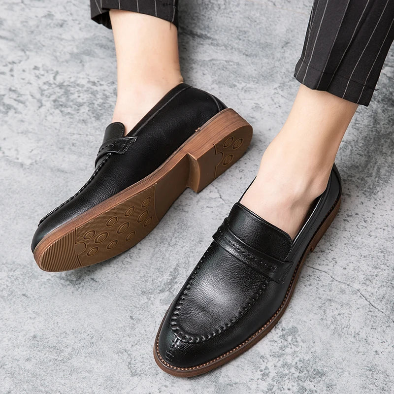 Leather Dress Loafers