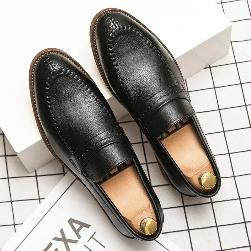 Leather Dress Loafers
