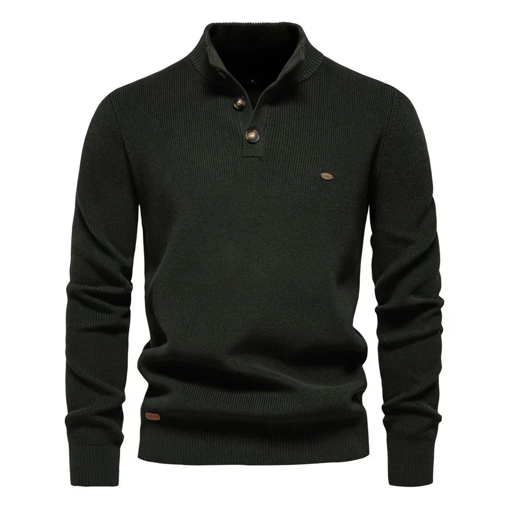 Kramer | Pullover für Männer mit Knopfleiste
