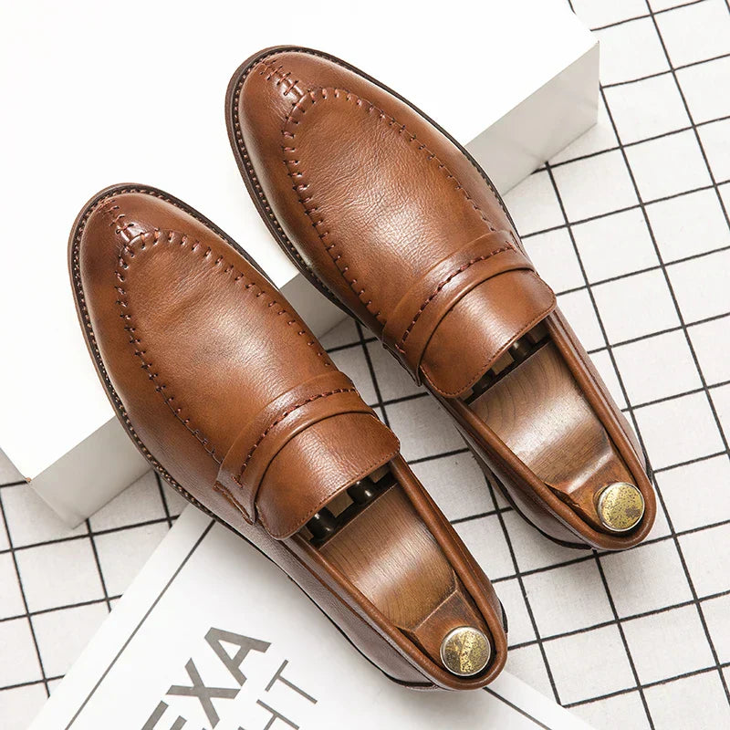 Leather Dress Loafers