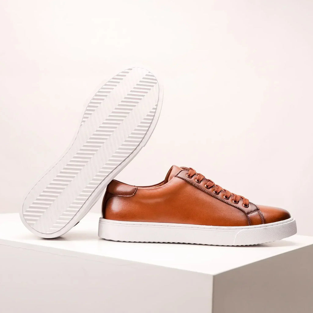Genuine Leather Sneakers