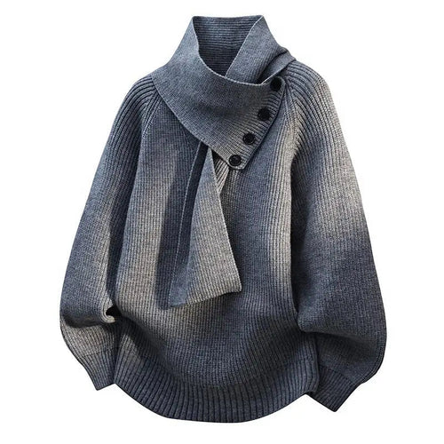 Ariane – Eleganter Strickpullover mit Schal-Kragen