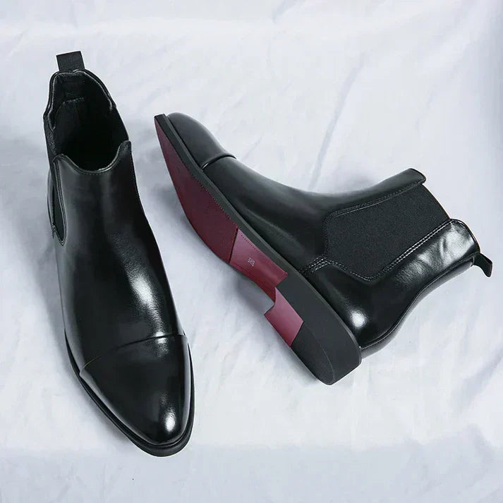 Premium Leather Chelsea Boots