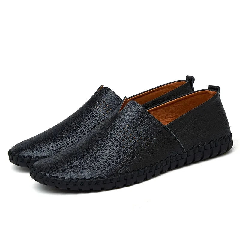 Breathable Leather Loafers