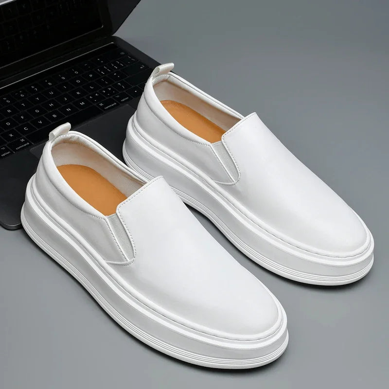 Leather Slip-On Shoes
