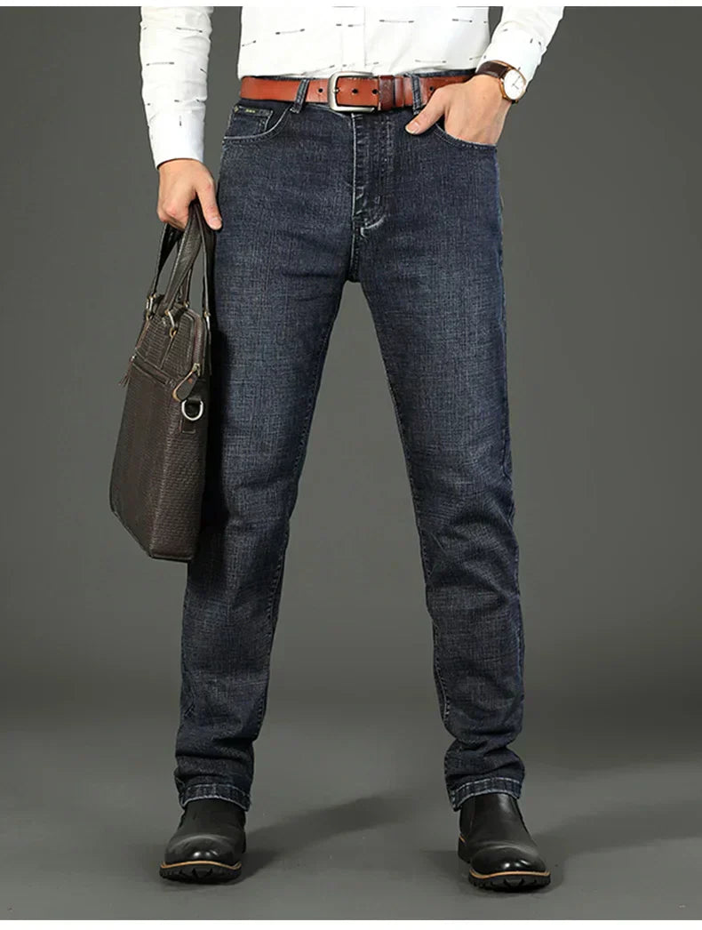 David – Stilvolle Business Jeans aus Denim