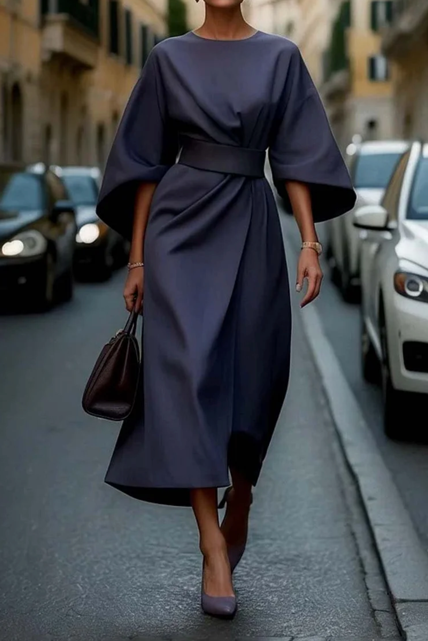 Keira - Kleid mit Weiten Ärmeln