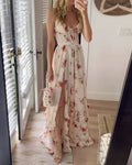 Crizelda | Maxi Kleid mit Blumenmuster