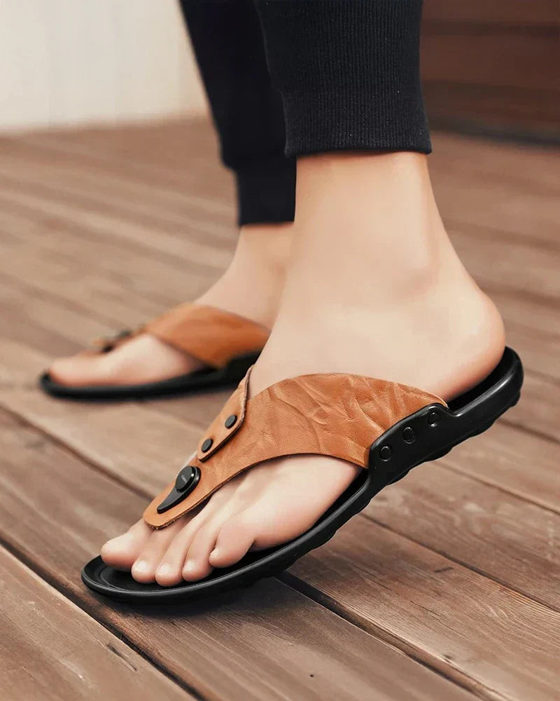 Elegante Ledersandalen