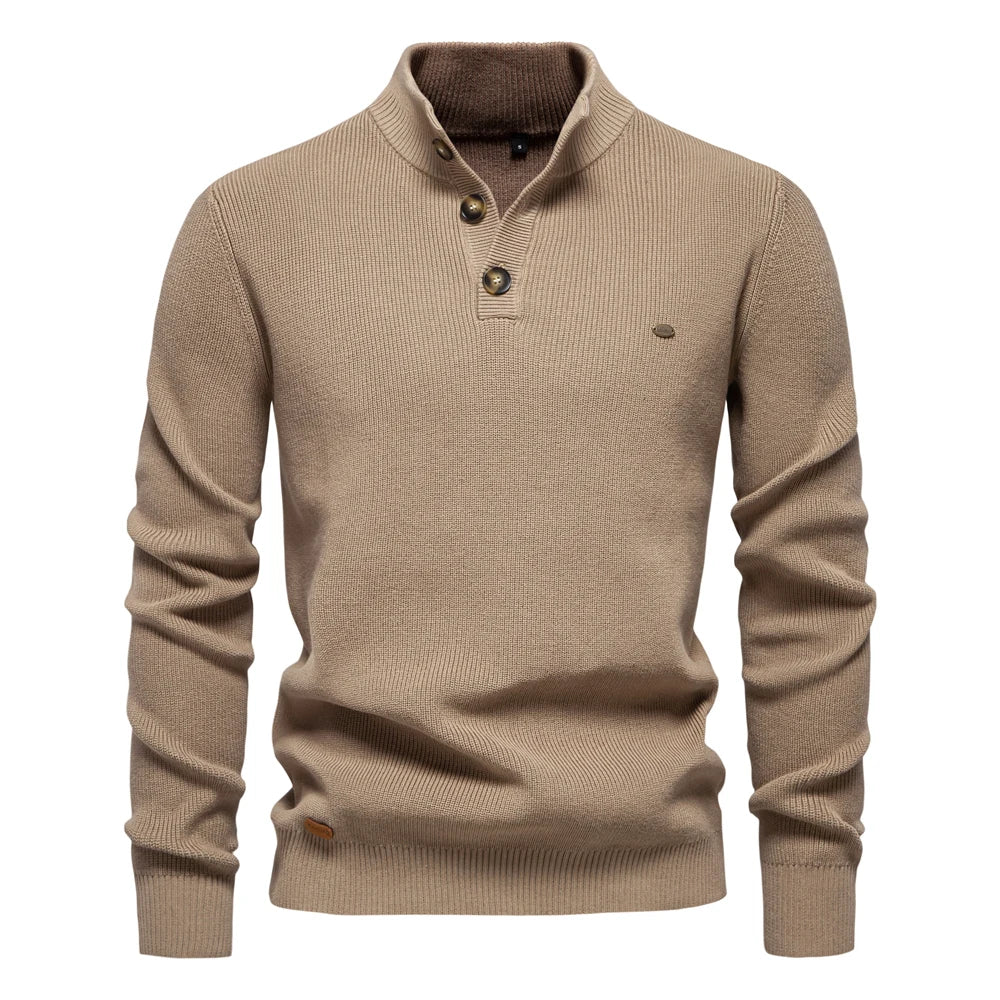 Kramer | Pullover für Männer mit Knopfleiste