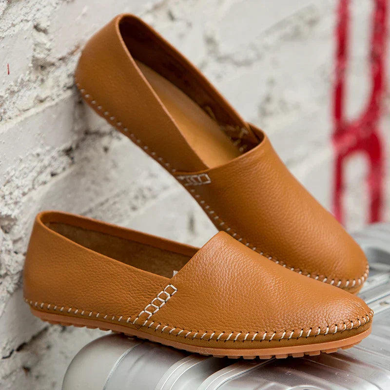 Light Leather Loafers