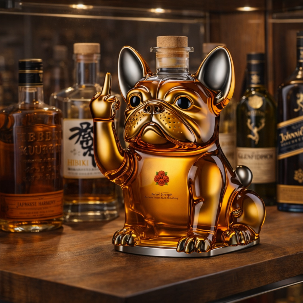 Eine Flasche Whisky - Hunde Edition
