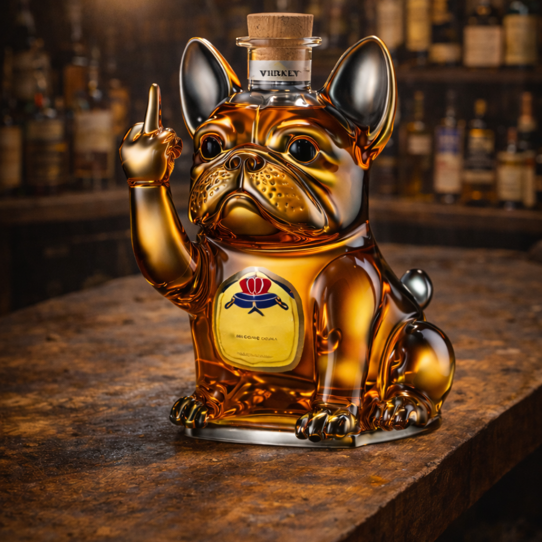 Eine Flasche Whisky - Hunde Edition