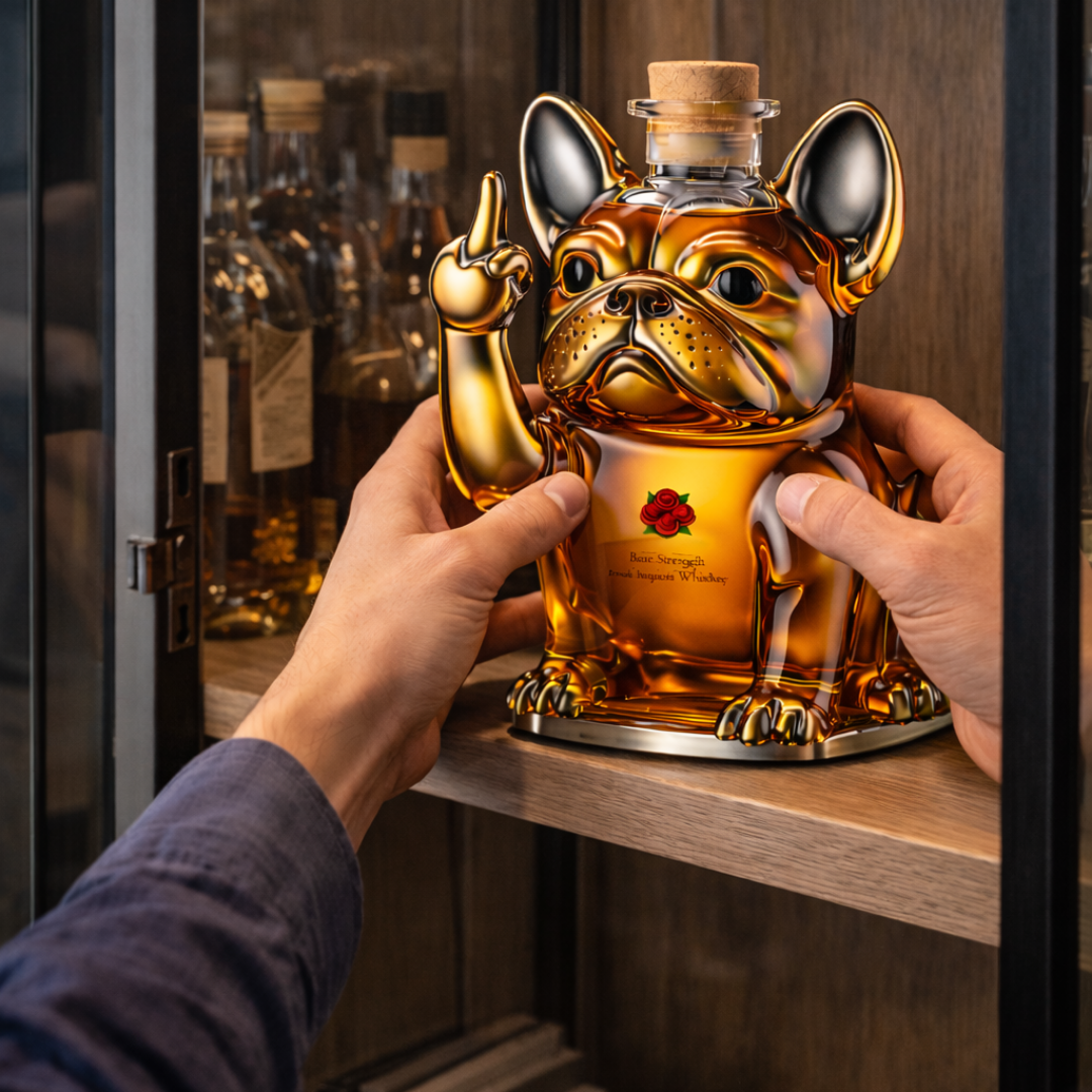 Eine Flasche Whisky - Hunde Edition