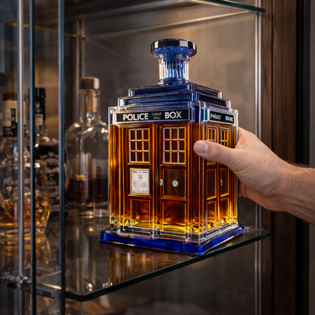 Eine Flasche Whisky - Polizeiausgabe