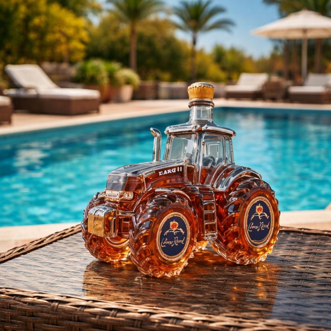Flasche Whisky - Sonderausgabe Traktor