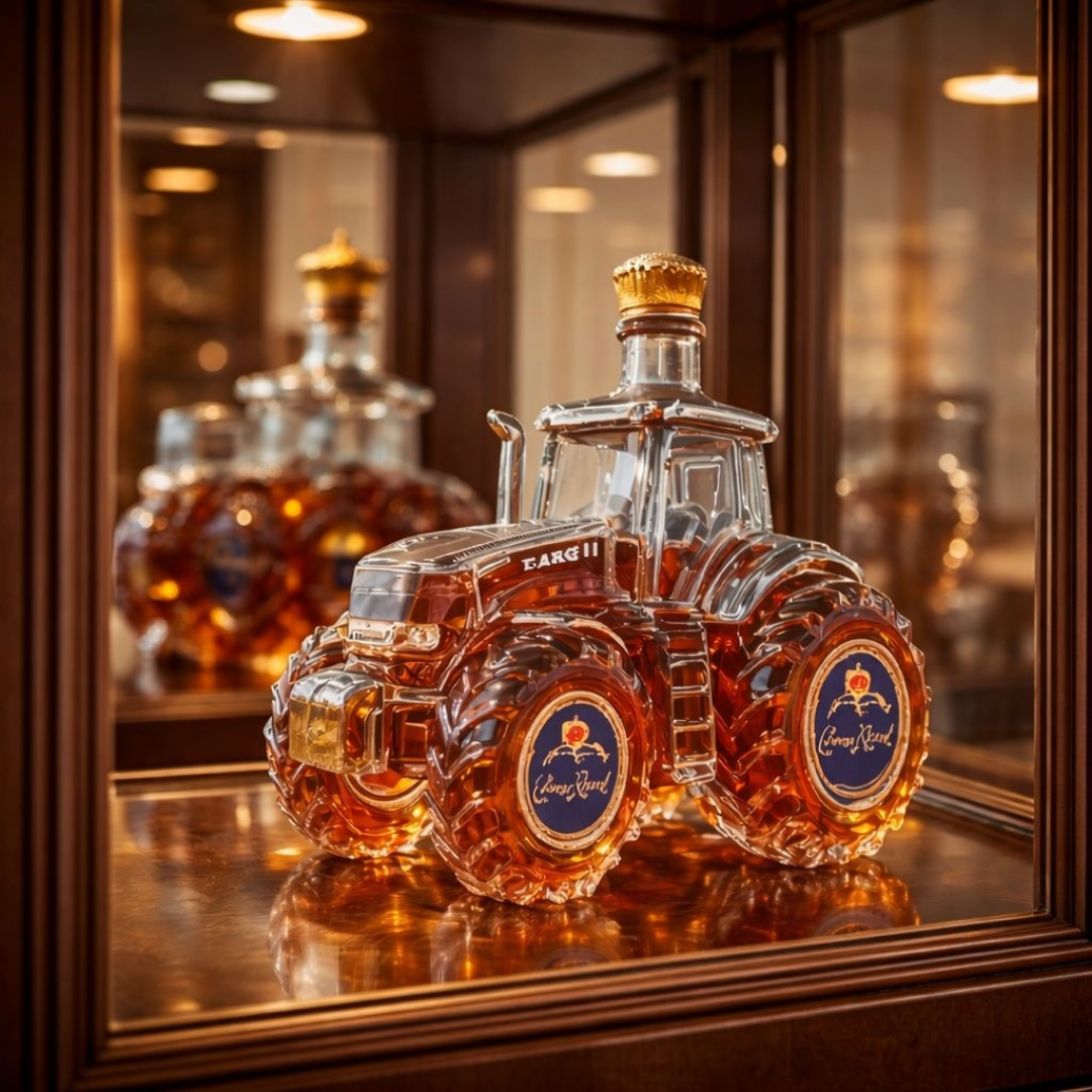 Flasche Whisky - Sonderausgabe Traktor