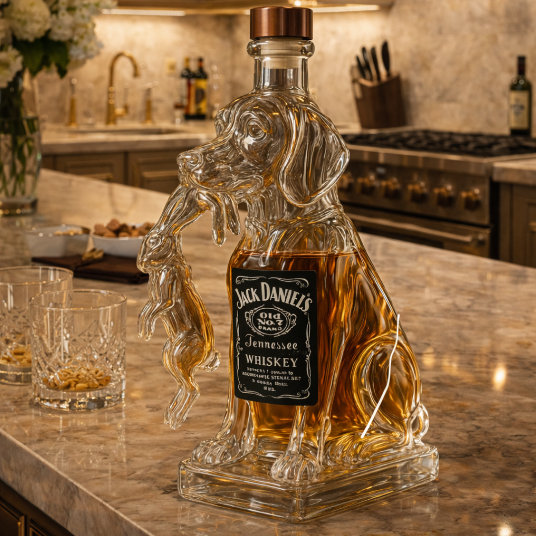 Flasche Whisky - Hund Edition