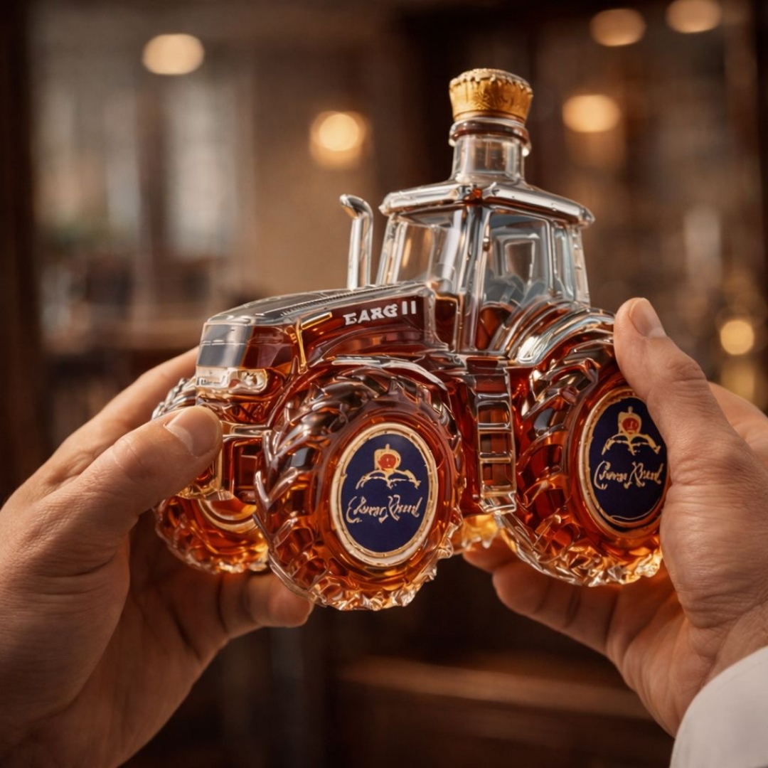 Flasche Whisky - Sonderausgabe Traktor