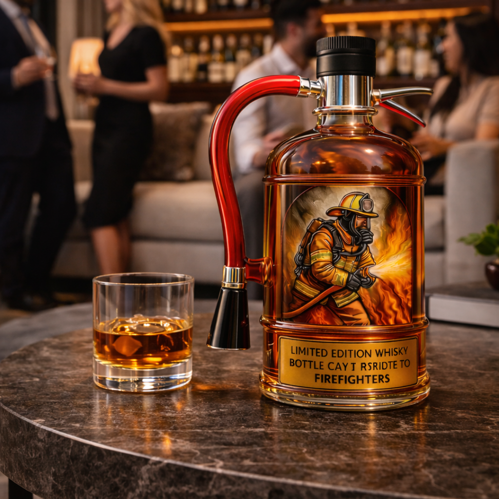 Eine Flasche Whisky - Feuerlöscher Edition