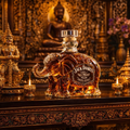 Flasche Whisky - Elefanten-Edition