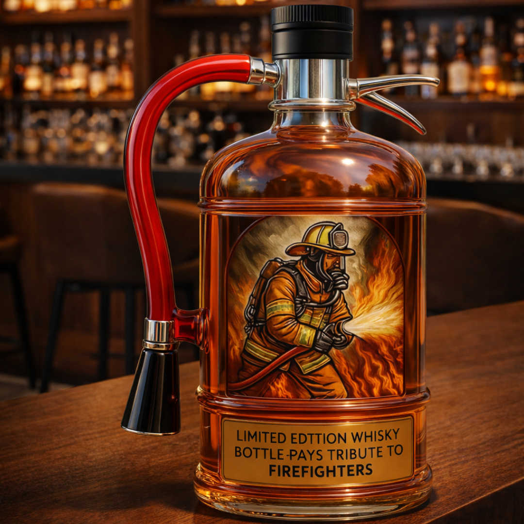 Eine Flasche Whisky - Feuerlöscher Edition