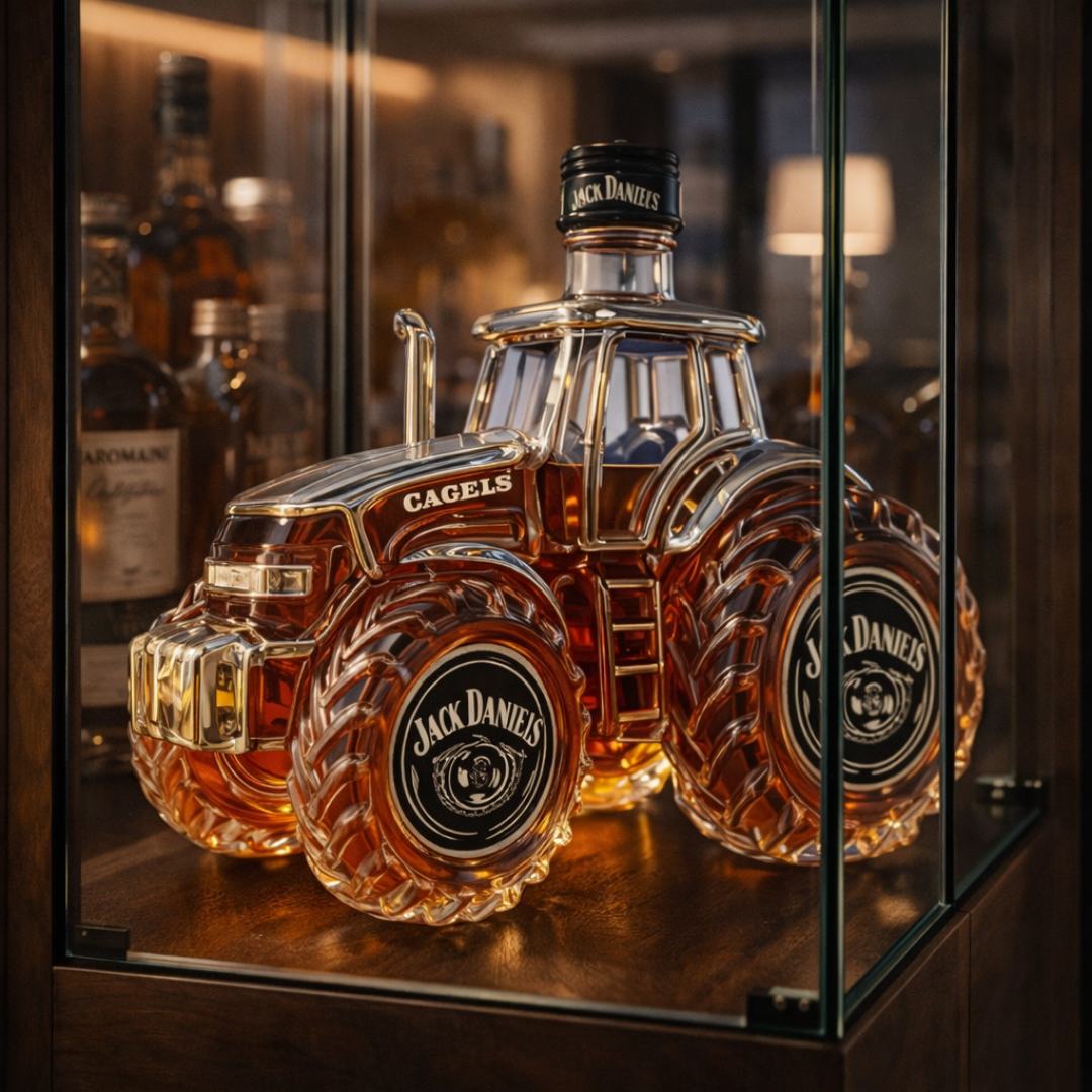 Flasche Whisky - Sonderausgabe Traktor