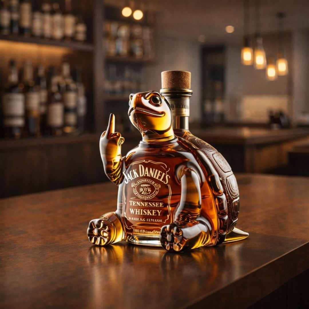 Flasche Whisky - Edition Schildkröte
