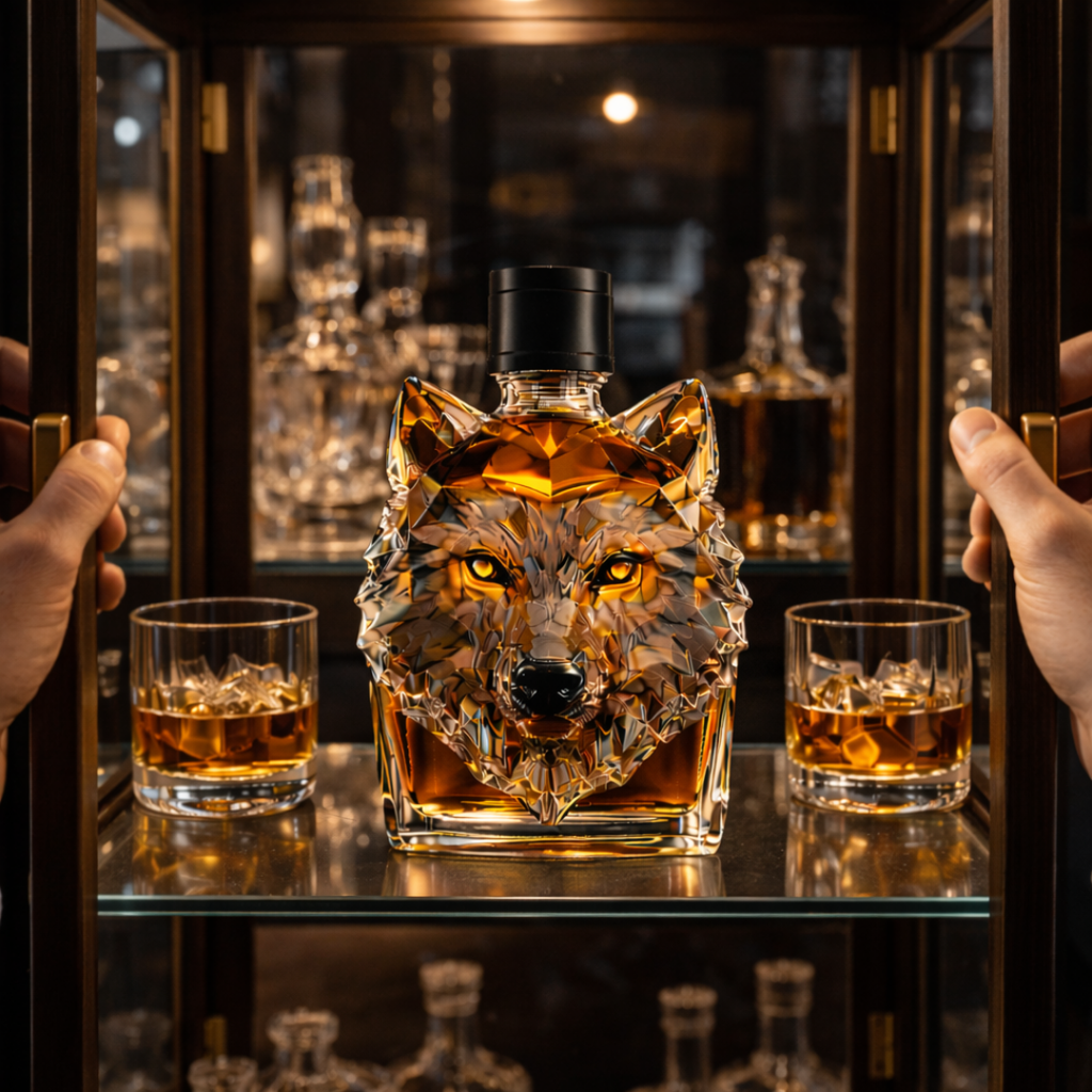 Flasche Whisky - Wolf Edition