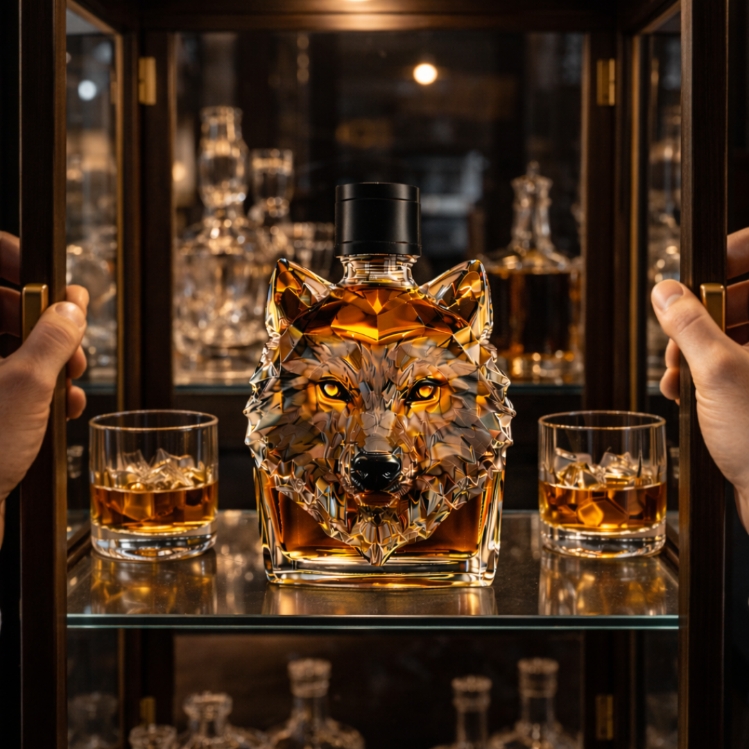 Flasche Whisky - Wolf Edition