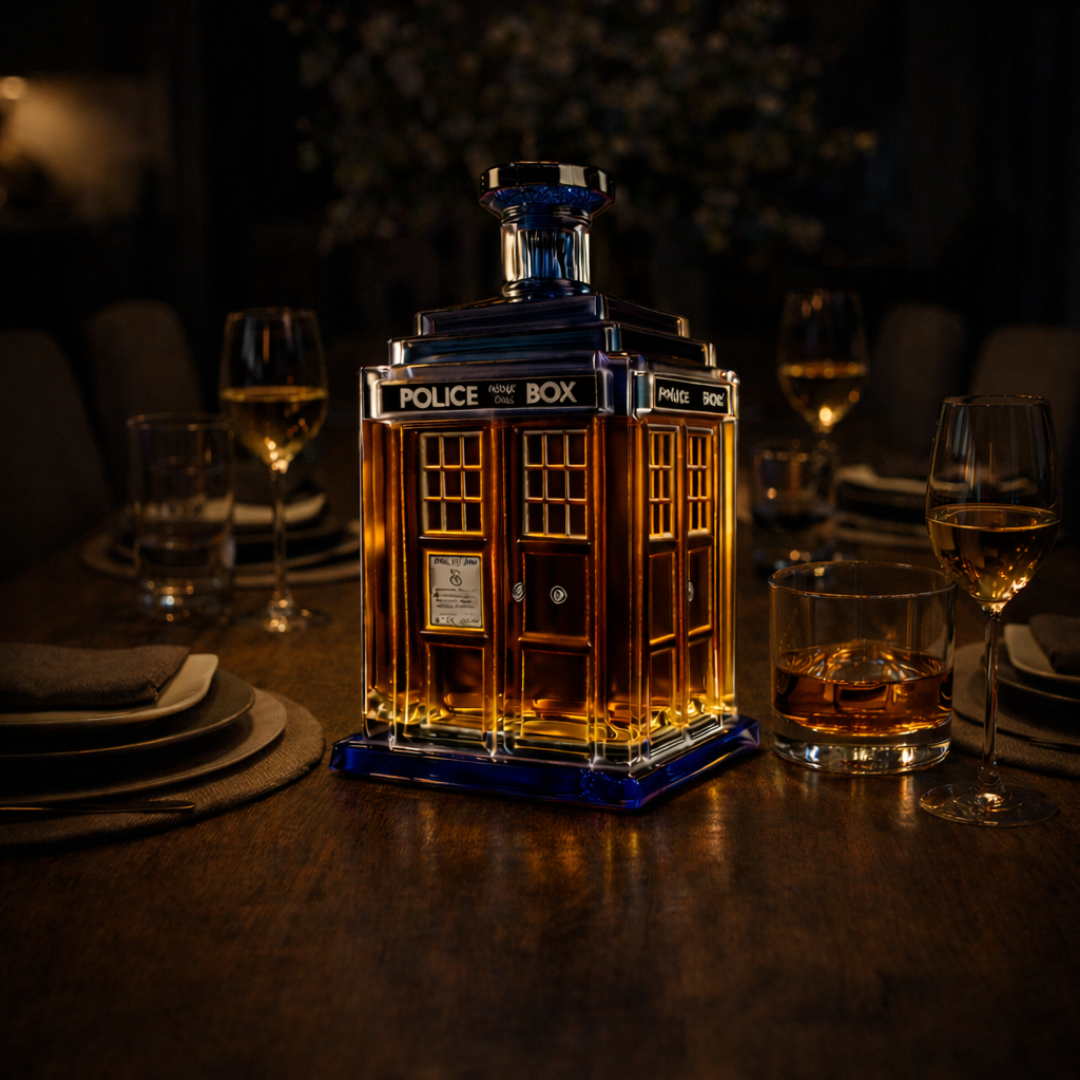 Eine Flasche Whisky - Polizeiausgabe