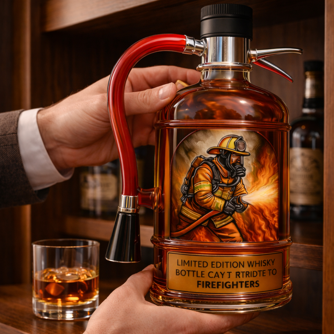 Eine Flasche Whisky - Feuerlöscher Edition
