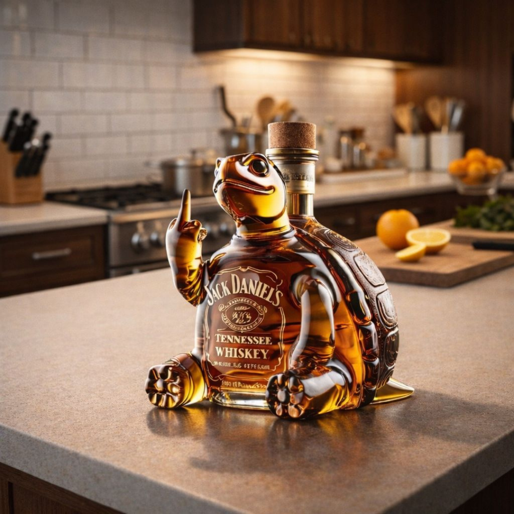 Flasche Whisky - Edition Schildkröte