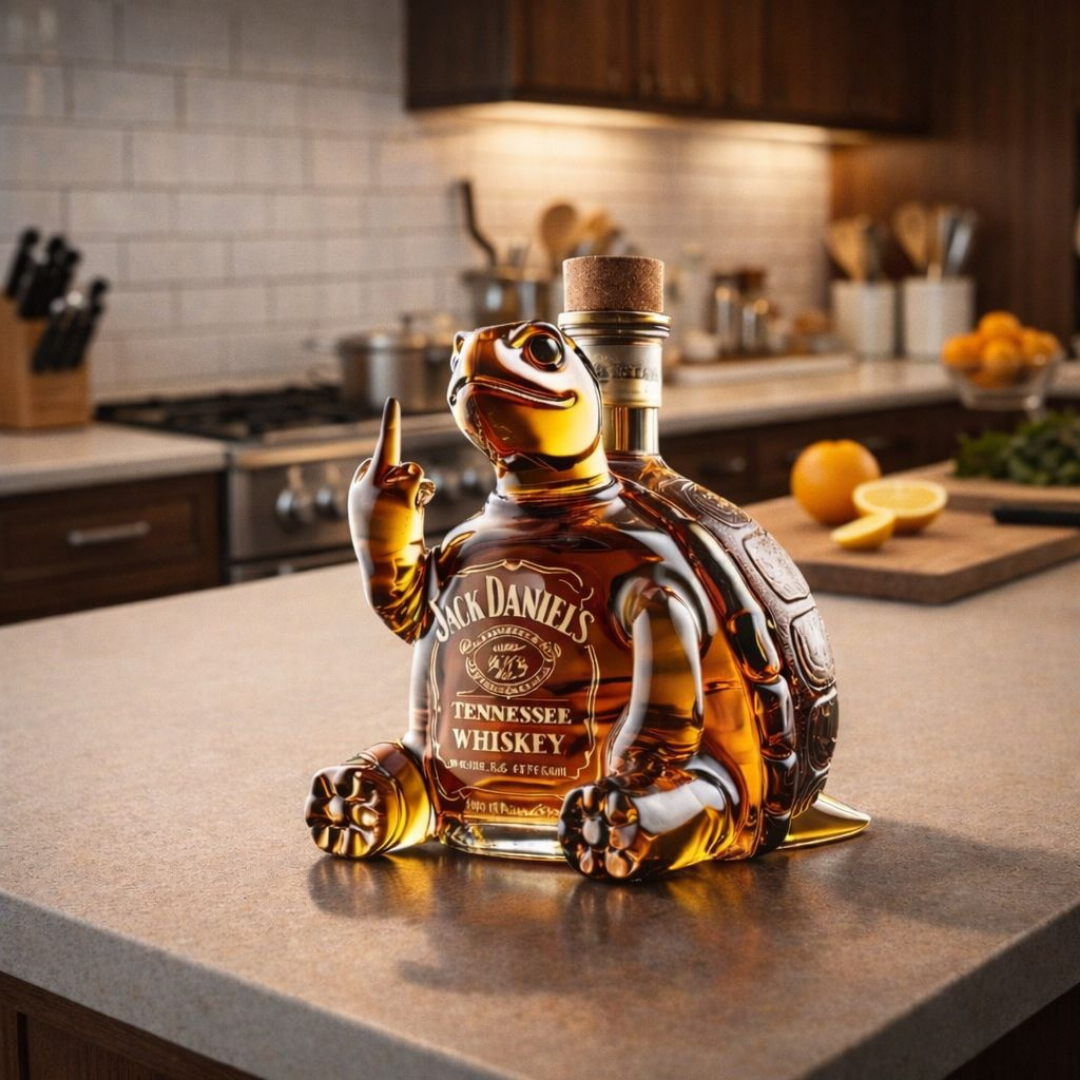 Flasche Whisky - Edition Schildkröte