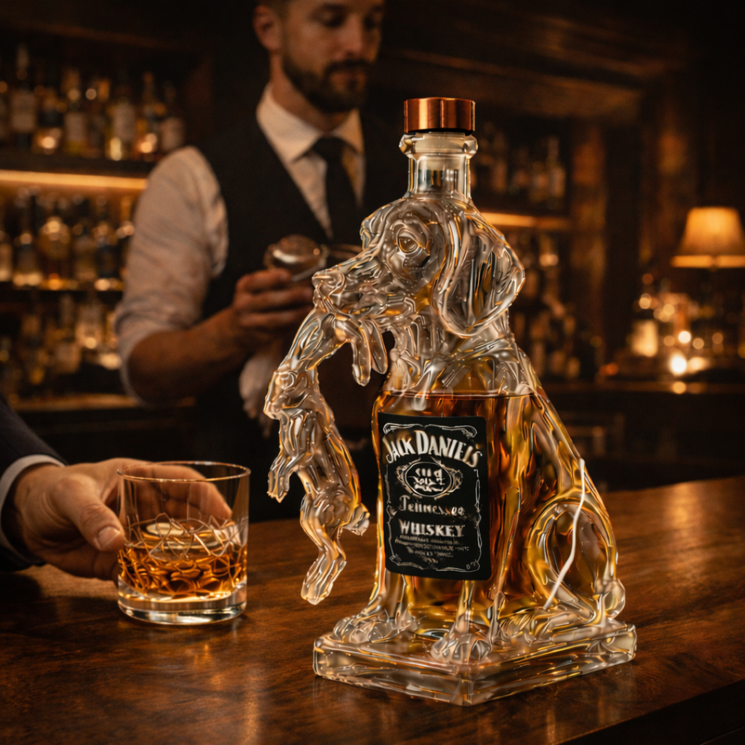 Flasche Whisky - Hund Edition