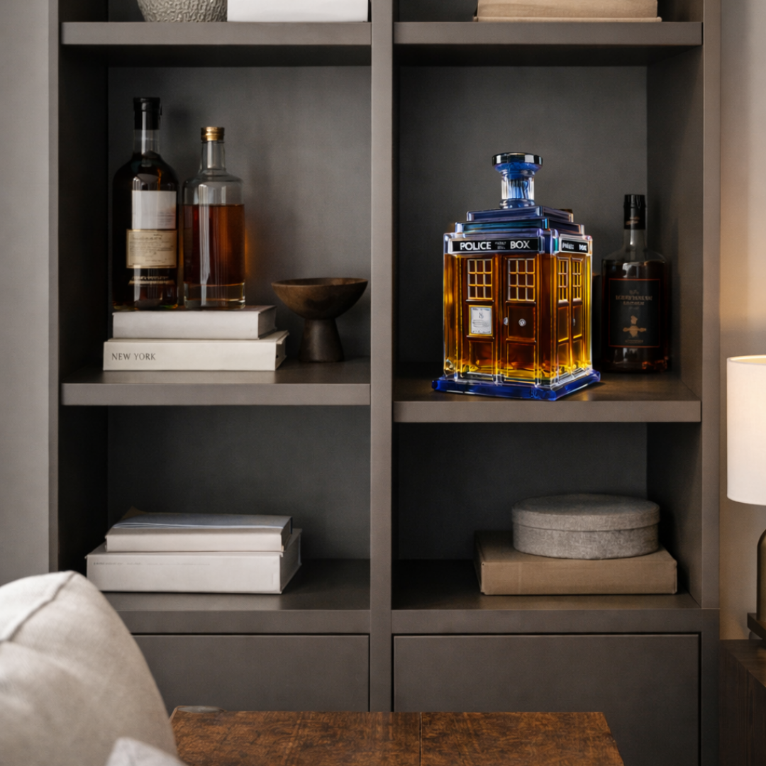 Eine Flasche Whisky - Polizeiausgabe