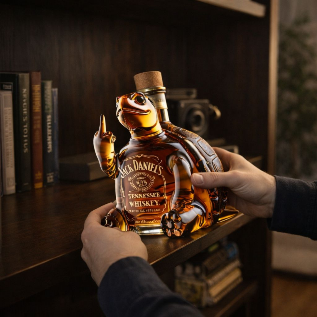 Flasche Whisky - Edition Schildkröte