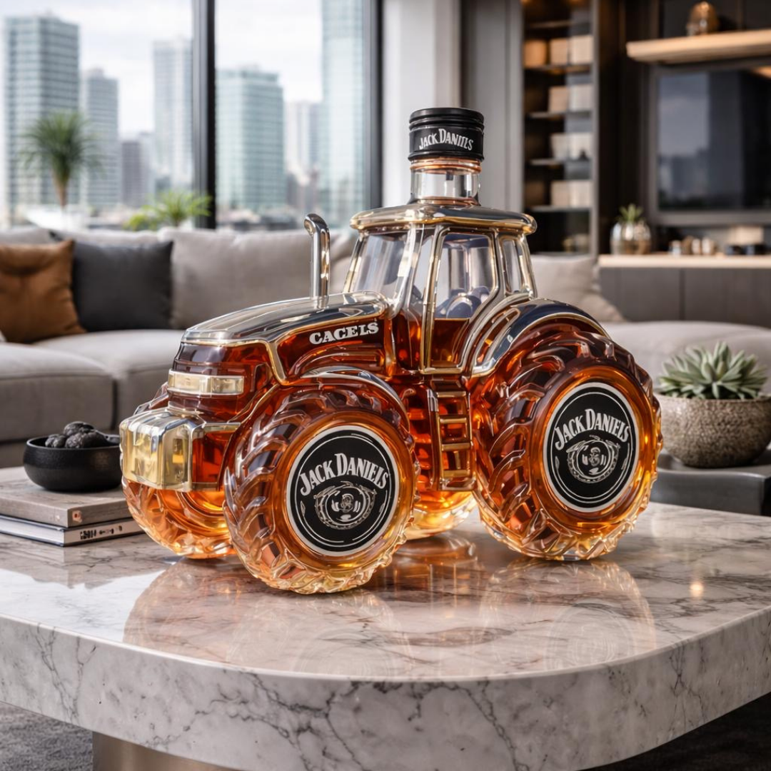Flasche Whisky - Sonderausgabe Traktor